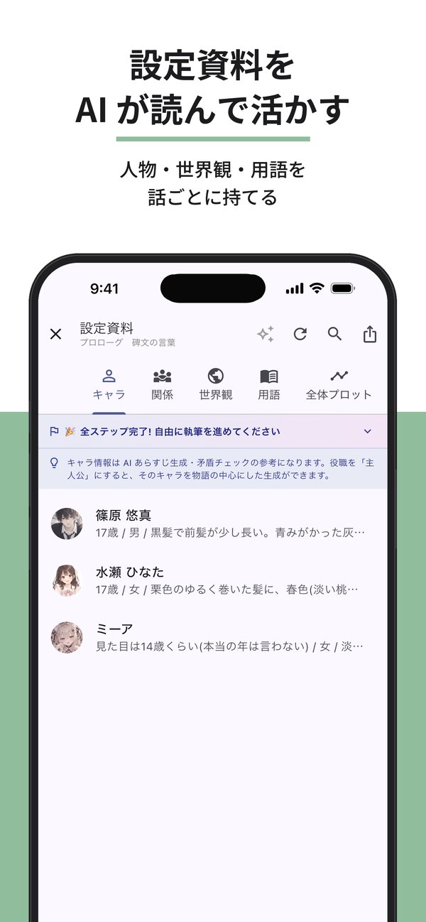 登場人物の一覧(絵つき)
